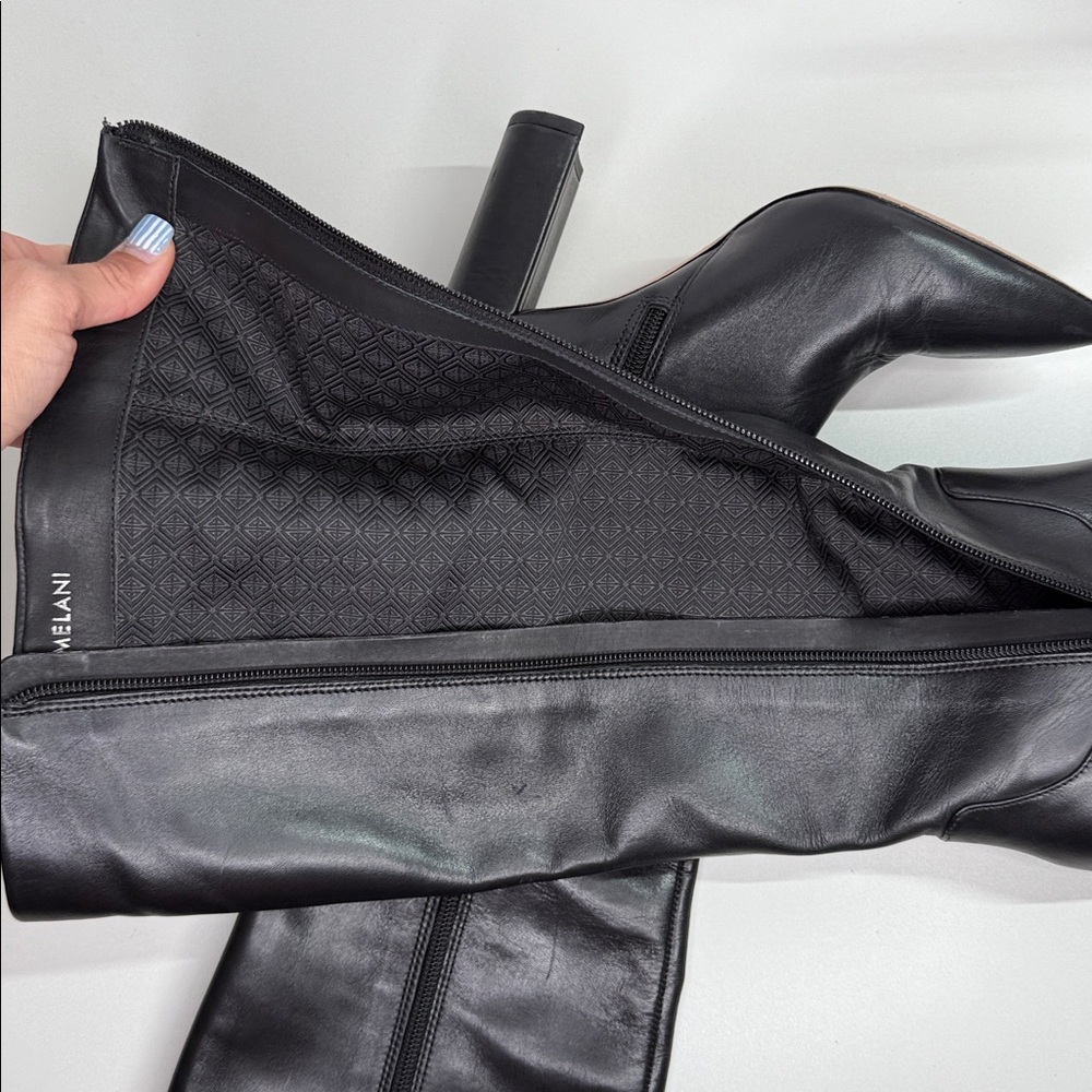 Antonio Melani Mckendra high heeled black riding boots calf boots black 6 - Picture 12 of 12